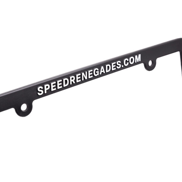 Speed Renegades License Plate Frame - Image 5